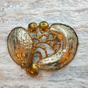 Carvalhu Brazilian Brass & Copper Belt Buckle